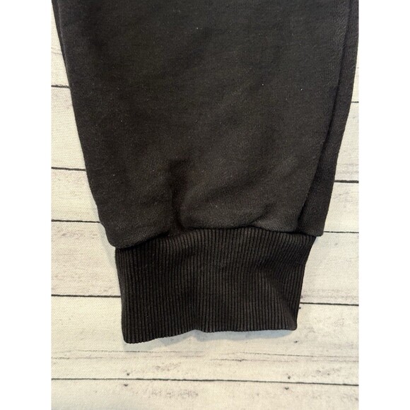 NICE KICKS Mens Essentials Sweatpant Jogger Sz L Black Logo Drawstring Pants - Picture 11 of 16